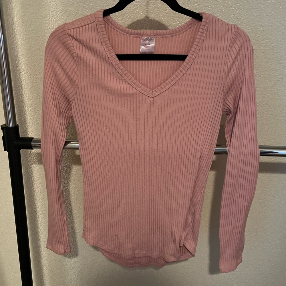 Pink No Boundaries Long Sleeve Shirt